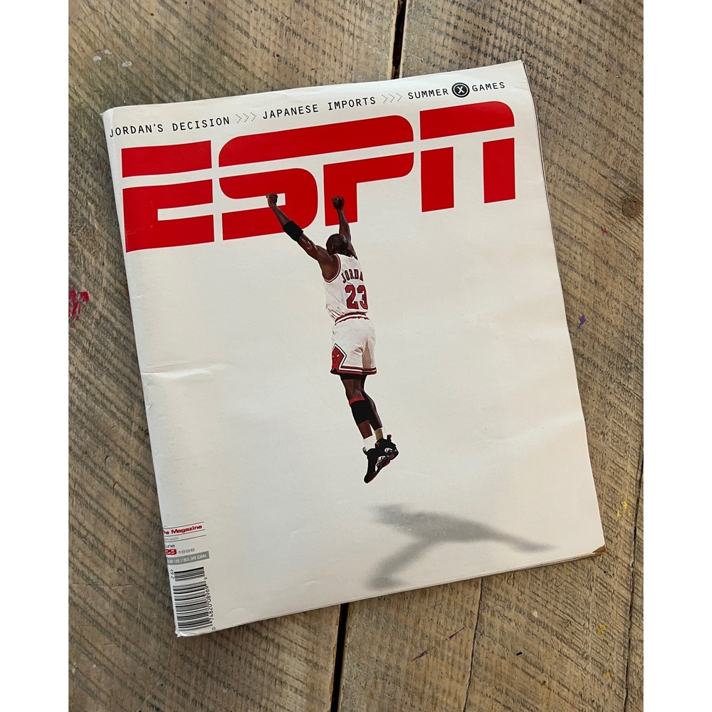 ESPN Magazine‎ June 29 1998 Michael Jordan The Decision OS White Good Vintage
